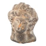 A Roman terracotta Classical head of the Goddess Faustina, approx 1st/2nd century AD, height 9cm A
