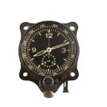 German Luftwaffe Second World War Period aircraft chronograph, probably from an ME109, width 6cm,