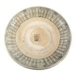 A Chinese Provincial terracotta bowl, diameter 28cm