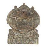 Norwich Union Antique cast-lead fire mark, height 22cm