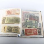 An album of 20th century banknotes
