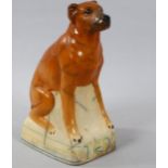 Tony Bennett, Raku glaze ceramic sculpture of a dog "Ted", height 36cm Very good condition