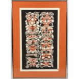 Mikumo, Japanese colour woodblock print, signed in pencil, 53cm x 31cm, framed Good condition, no