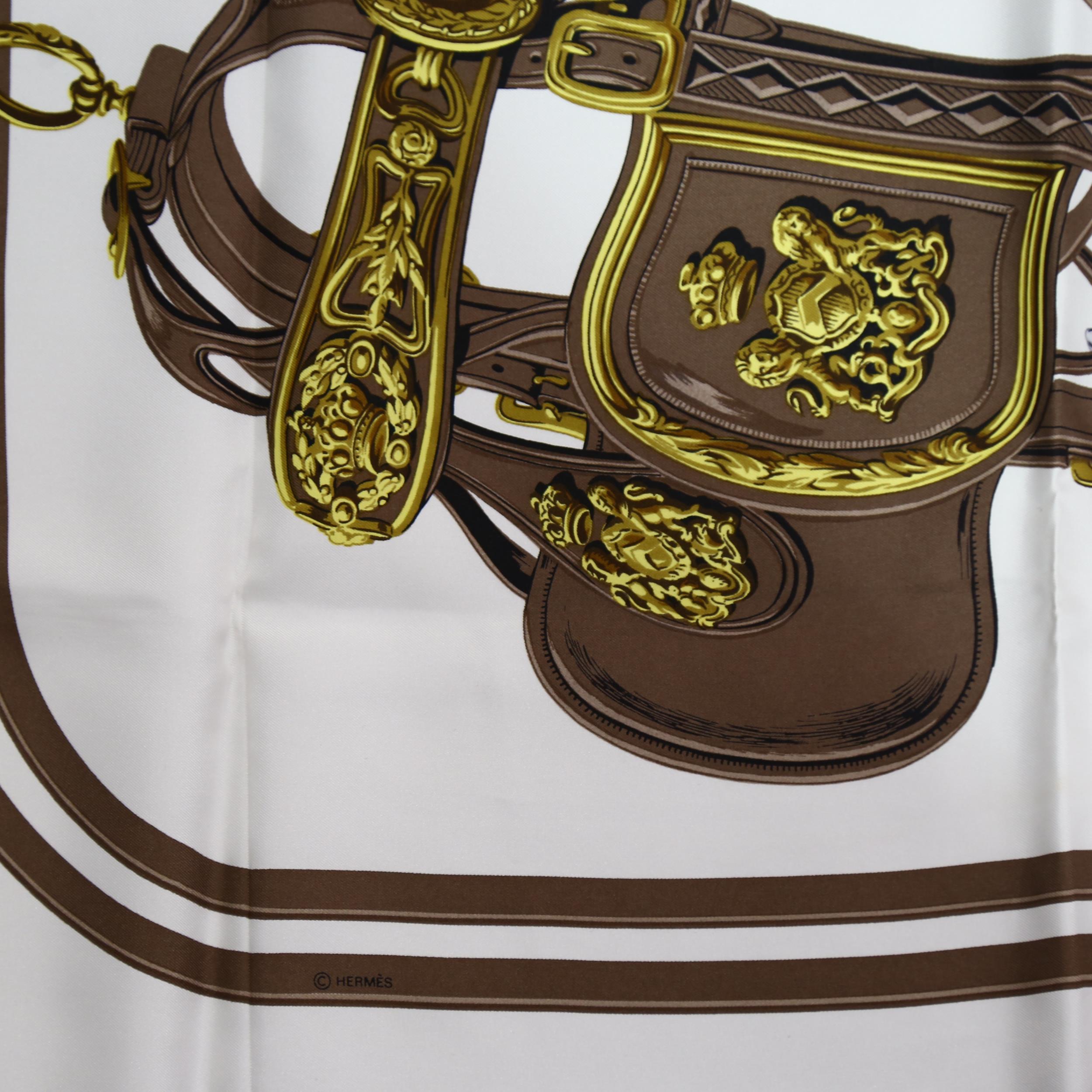 HERMES - Brides de Gala silk scarf, boxed Very good condition - Bild 2 aus 3