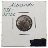 Alexander The Great silver coin 336 - 323BC