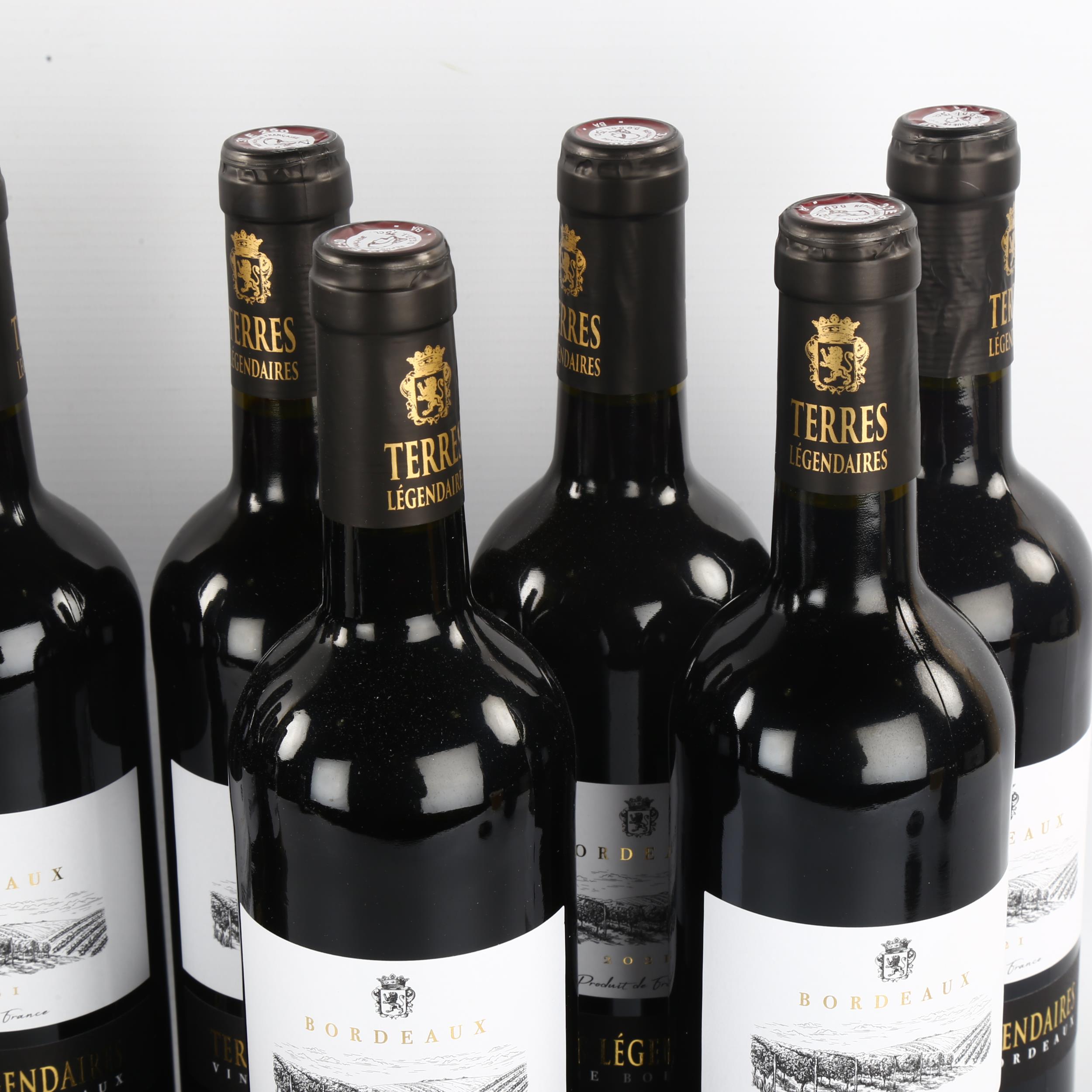 12 bottles of red Bordeaux wine, Terres Legendaires 2021 - Image 2 of 3