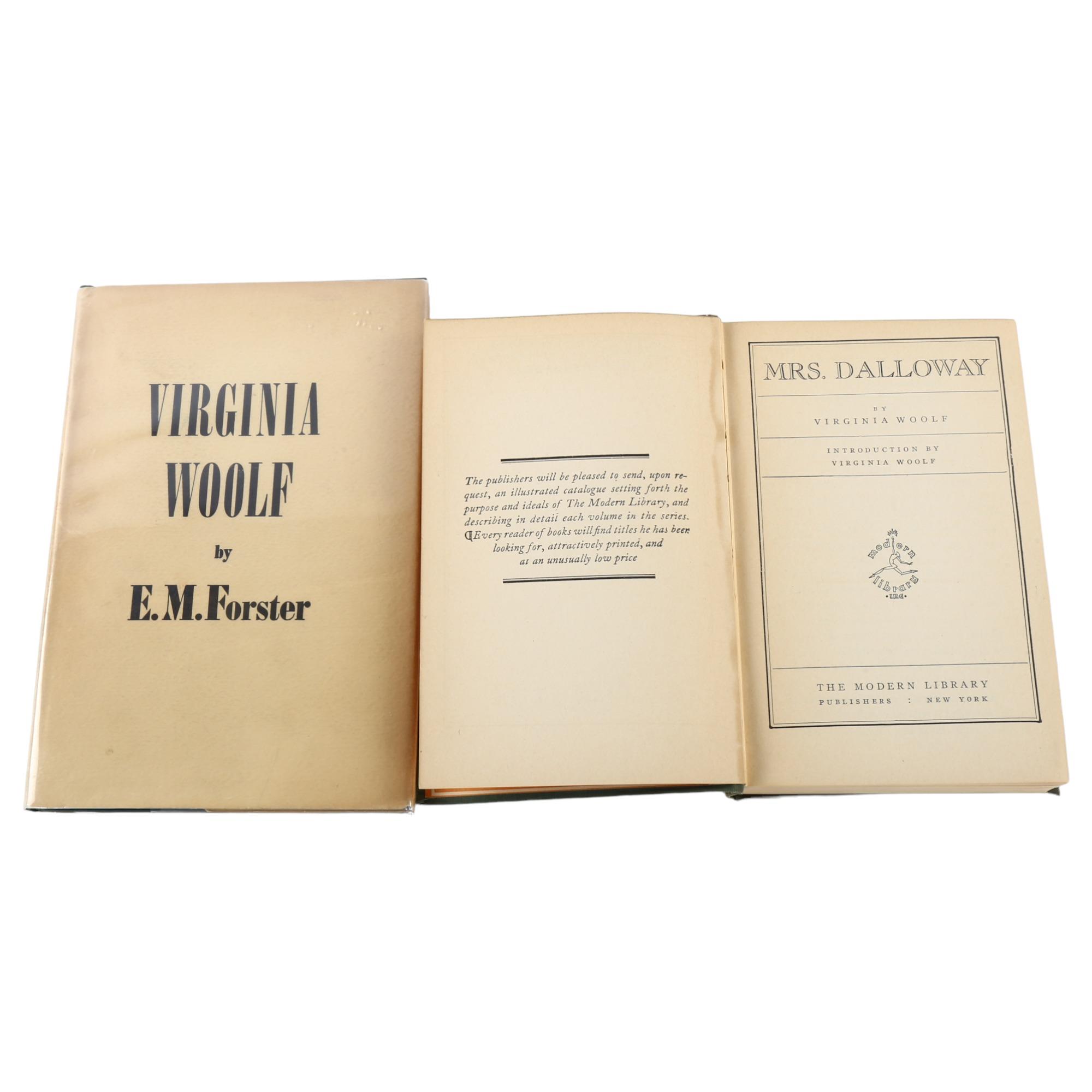 Virginia Woolf by E M Forster, First American edition 1942 published by Harcourt, Brace & Co New