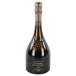 A bottle of Duval-Leroy 2002 Vintage Femme De Champagne