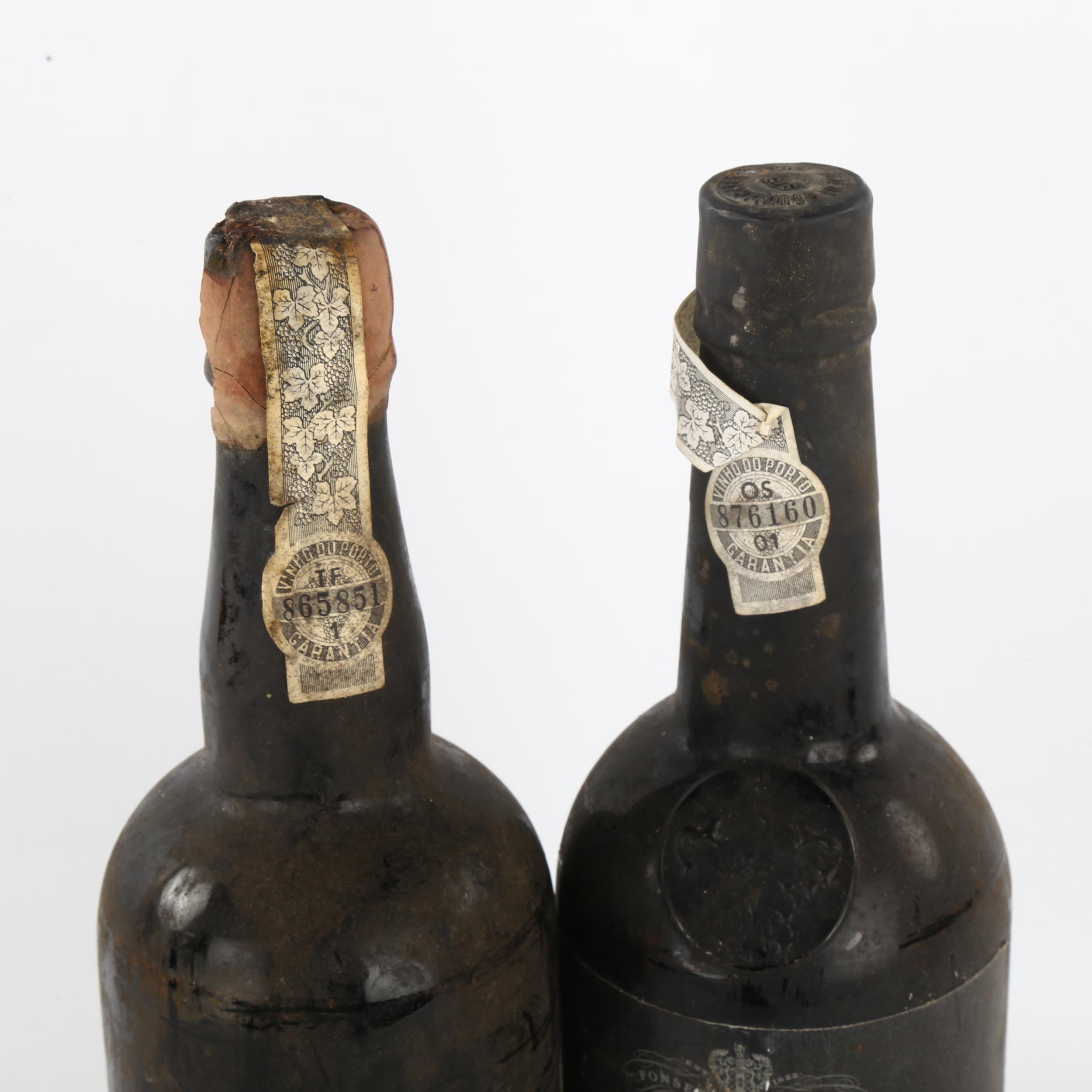 2 bottles of vintage port, Fonseca 1960, Fonseca Guimaraens 1978 levels to low neck 1960 - capsule - Image 3 of 3