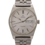 OMEGA - a Vintage stainless steel Geneve automatic bracelet watch, ref. 166.0120, circa 1972,