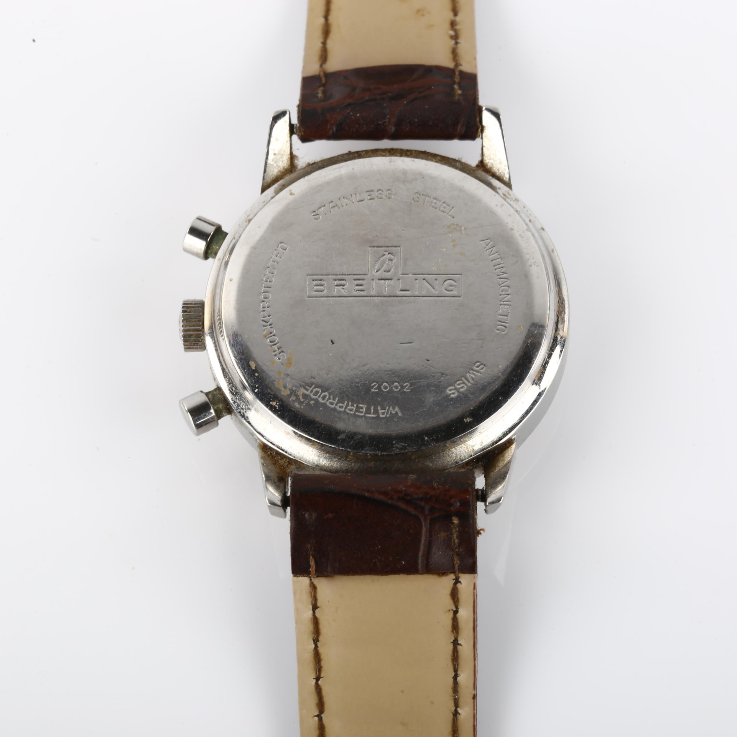 BREITLING - a Vintage stainless steel Top Time 'Thunderball' mechanical chronograph wristwatch, ref. - Image 3 of 6
