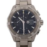 TAG HEUER - a stainless steel Aquaracer automatic chronograph bracelet watch, ref. CAY2110-0,