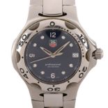 TAG HEUER - a stainless steel Kirium Professional 200M quartz bracelet watch, ref. WL1113-0, circa