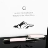 MONT BLANC MEISTENSTUCK - tribute to the Mont Blanc pen, boxed