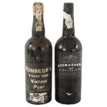 2 bottles of vintage port, Fonseca 1960, Fonseca Guimaraens 1978 levels to low neck 1960 - capsule