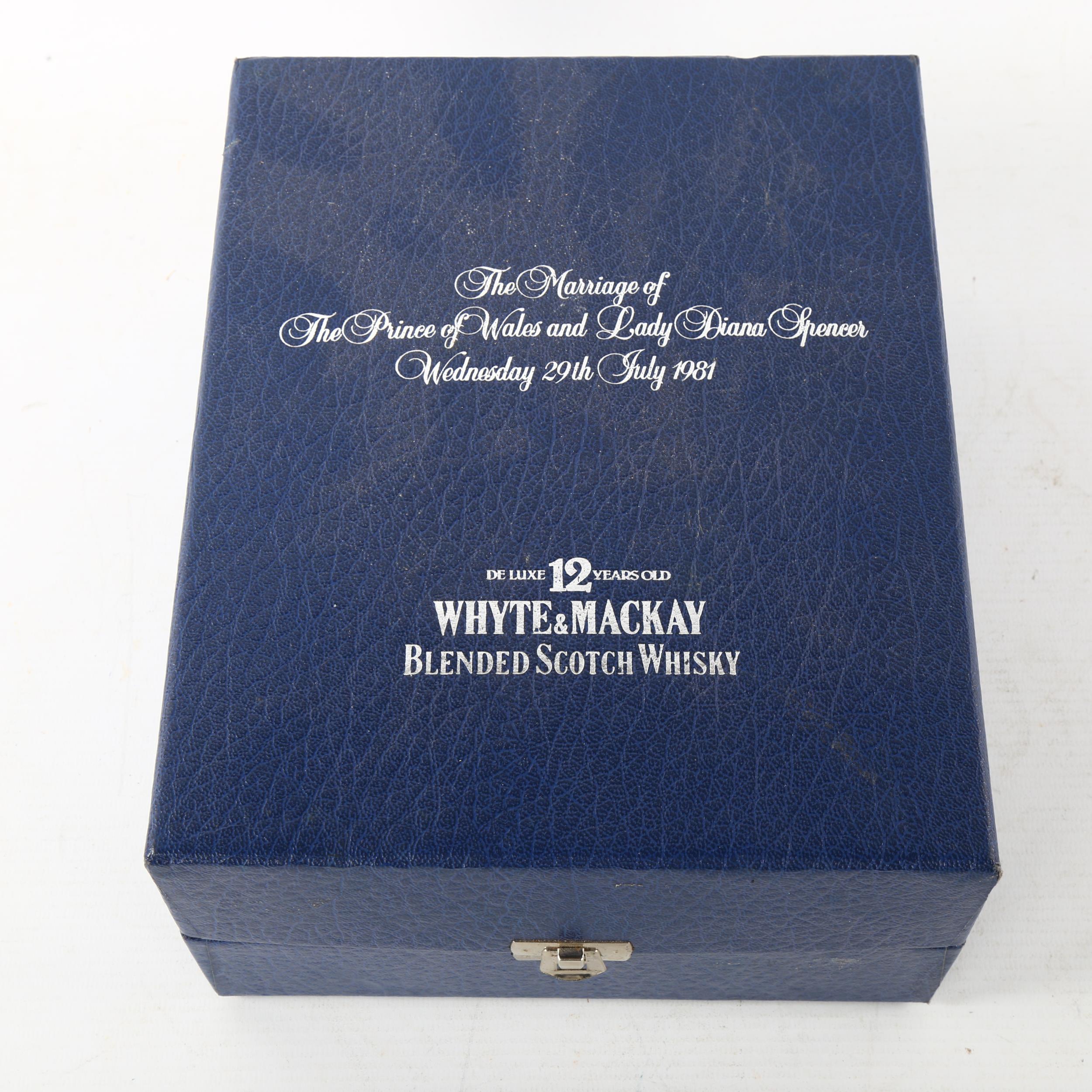 a bottle Whyte & Mackay 12 year old whisky, bottled for 1981 Royal Wedding , in presentation box. - Image 2 of 3