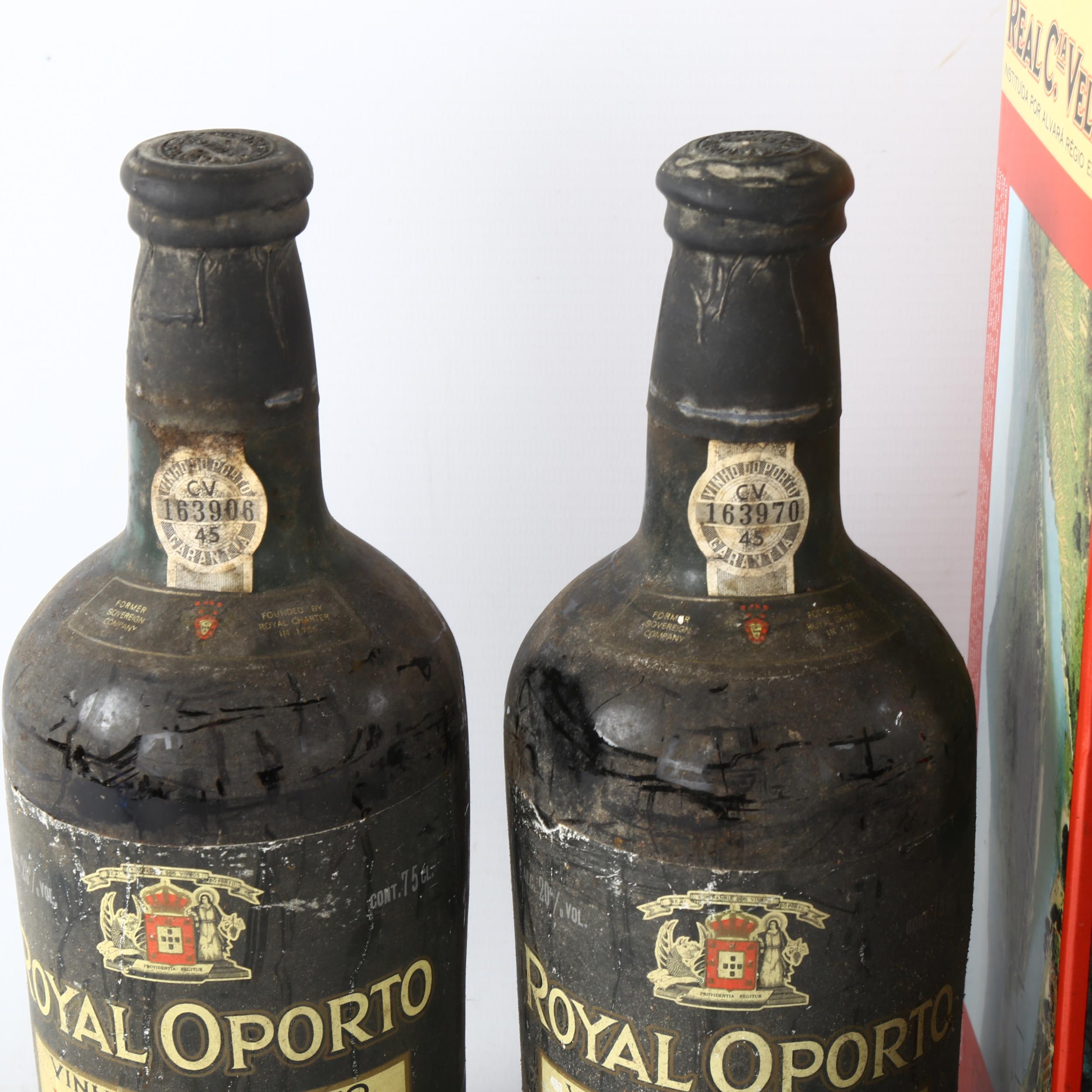 4 bottles of vintage port, 1967 Royal Oporto, 2 in original box Capsules intact, levels high - Image 2 of 3