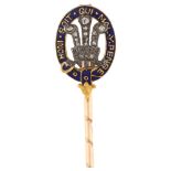 ROYAL INTEREST - an Edward Prince of Wales later King Edward VIII, presentation tie/stickpin,