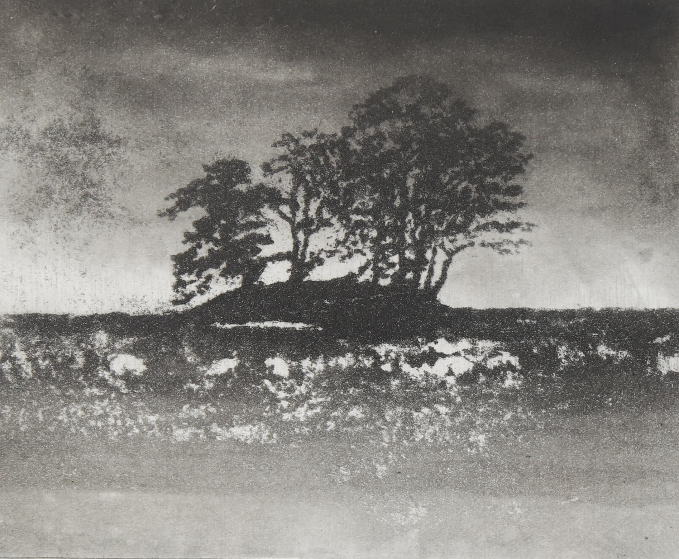 Norman Ackroyd RA (born 1938), Asthall Barrow, etching, signed in pencil, 1990, artist's proof,