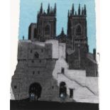 Robert Tavener (1920 - 2004), York Minster, 2 lithographs, signed in pencil, both numbered from