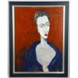 S H Taylor, the Duchess, oil on canvas, 1983, 80cm x 60cm, framed Good condition