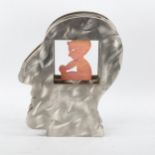DAVID GERSTEIN, Baby within a Head, a limited edition triple layer hand cut and painted heavy