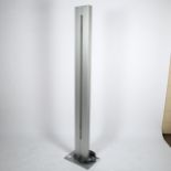 A Habitat aluminium floor lamp, label under base, height 182cm Body in good condition, untested,