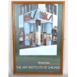 RICHARD ESTES, exhibition poster for The Art Institute of Chicago, 1982, framed, 91 x 60cm Good