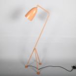 GRETA GROSSMAN, a Grasshoppa floor lamp with articulated shade, a 1947 design officially reissued by