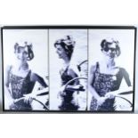 ROBIN DOUGLAS-HOME, a triptych of JACKIE KENNEDY (ONASSIS) taken at Ravello in 1962, images on