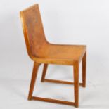 Kerava, a Scandinavian modernist bent plywood chair, Finland, 1930s, with maker’s label, height 82cm