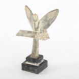 JOHN MALTBY (1936-2020), a studio pottery Guardian Angel with flowers, impressed makers mark and