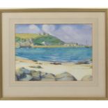 Mary Louise Gillett (Active circa 1920-50), A view of Hughtown, St Marys, Isles of Scilly,