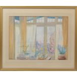 Mary Louise Gillett (Active circa 1920-50), Spring Song, A view through the window, Kingswood,