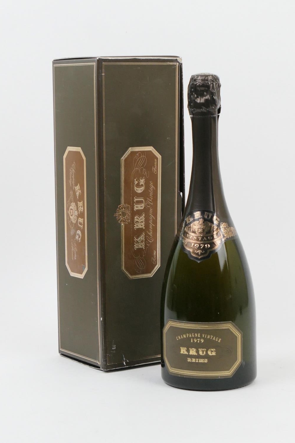 Krug vintage champagne, 1979, one bottle, original box