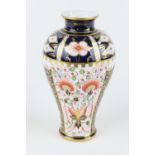 Royal Crown Derby shouldered vase, circa 1909, decorated in imari colours, pattern 6299, printed