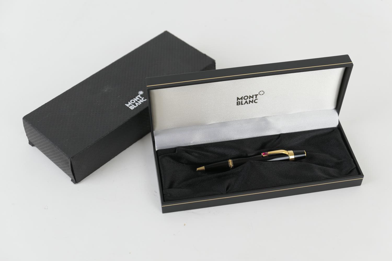 Mont Blanc Boheme rollerball pen, cased and with outer card box