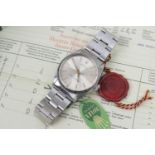 Rolex Oyster Perpetual gent's stainless steel wristwatch, 1963, serial no. 863***, ref. 1003