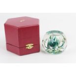 Perthshire Glass tropical fish paperweight, limited edition, numbered 34/400, 7.5cm diameter,