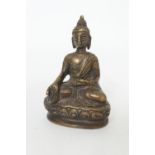 Tibetan small bronze Buddha, late 19th Century, 7cm