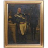 English School (early 19th Century), Portrait of an officer of Prince of Wales Regiment of (Light)