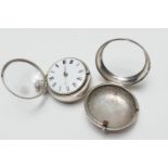 George III pair cased verge pocket watch, by Robert Henderson, Scarborough, circa 1760 (?), 44mm