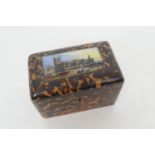 Tortoiseshell tea chest