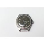 Cyma World War II military wristwatch, one of the so called Dirty Dozen, 30mm matte black dial,