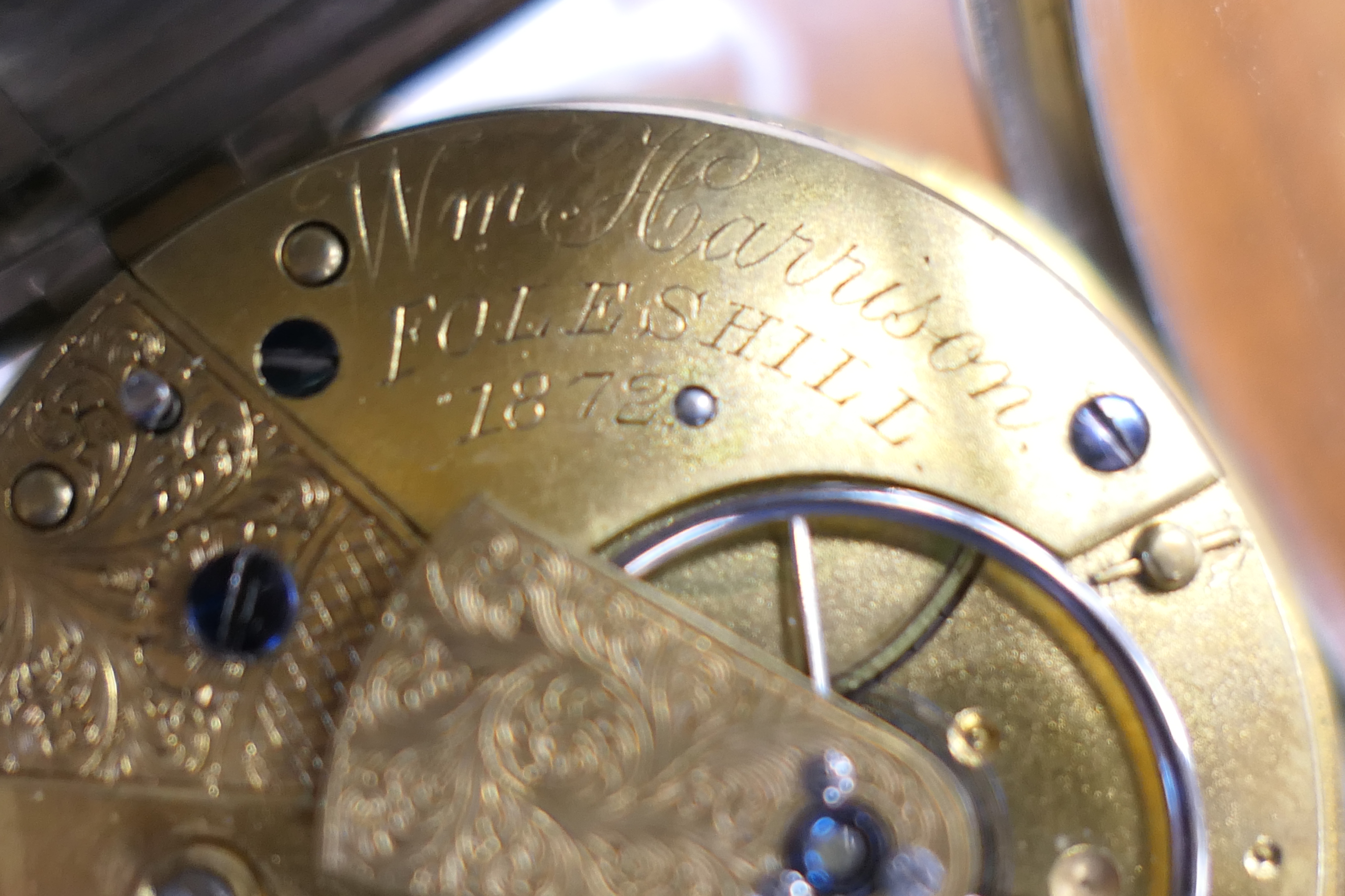 Two Victorian silver open faced pocket watches, one by John Jones, The Strand, London 1870, white - Image 3 of 3