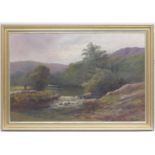 Joseph Ellis (active late 19th Century), On the Llugwy, Betws-y-Coed, oil on canvas, signed and