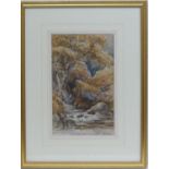 Henry Martin Pope (1843-1908), Near Devil's Bridge, watercolour, signed, 33cm x 20cm; also English