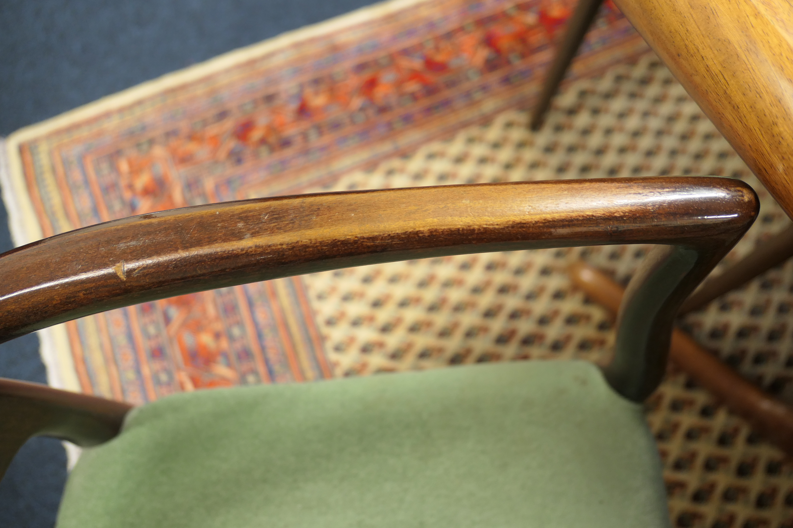 Skovby rosewood dining suite, circa 1970s/80s, comprising extending dining table with extra leaves - Image 5 of 7