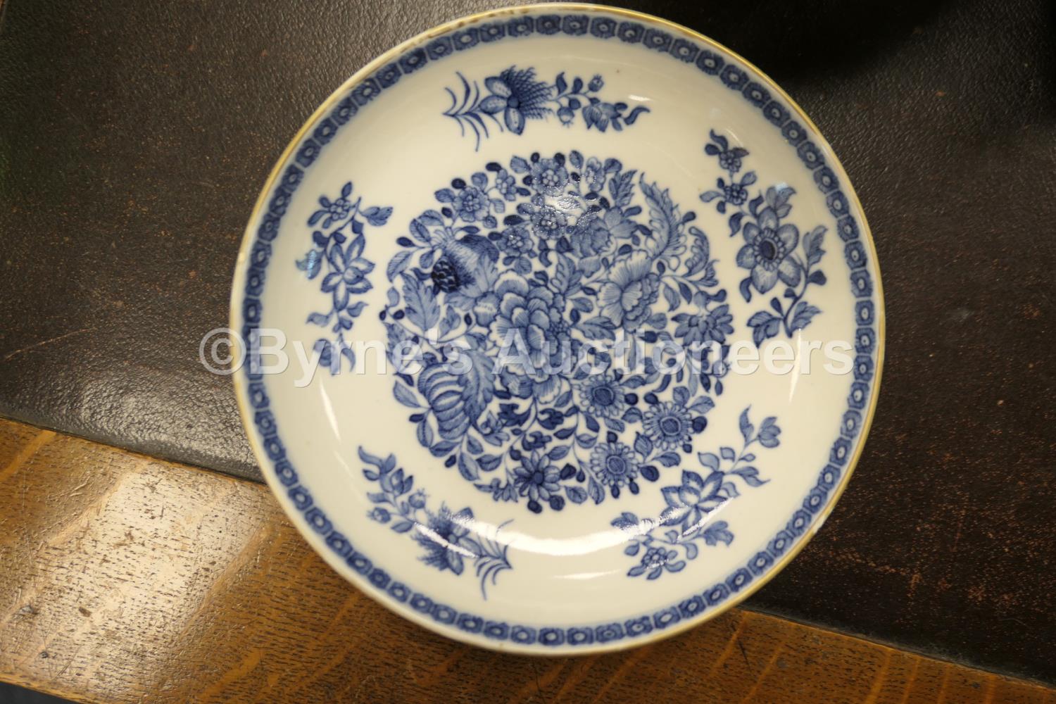 Chinese blue and white teapot and cover, early 19th Century (with damages), height 16.5cm; also a - Image 16 of 17