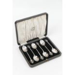 Set of six George V silver teaspoons, Birmingham 1927, cased, weight approx. 47g